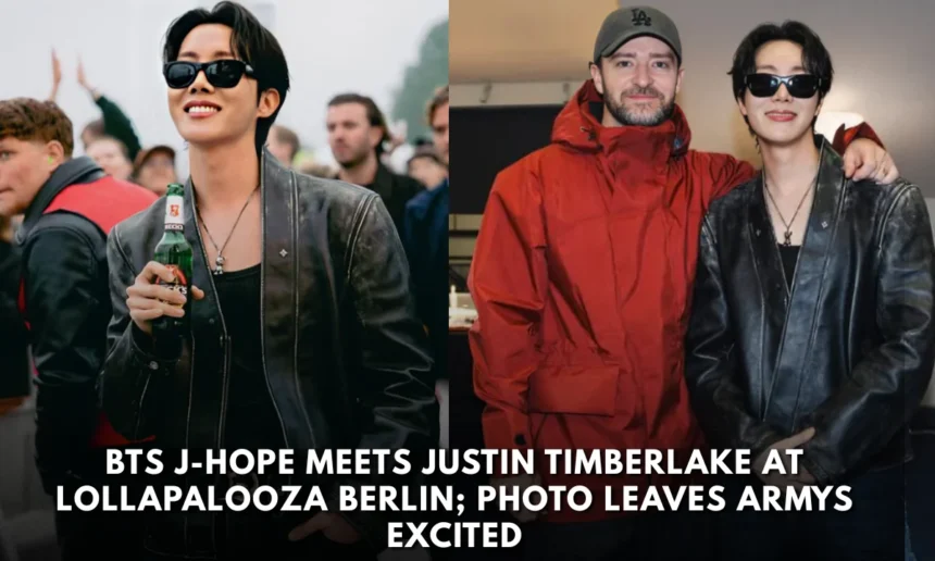BTS J-Hope Meets Justin Timberlake at Lollapalooza Berlin; Photo Leaves ARMYs Excited