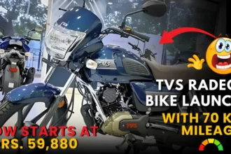TVS Radeon Bike Launched With 70 KMPL Mileage