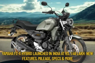 Yamaha FZ-X Hybrid TFT display